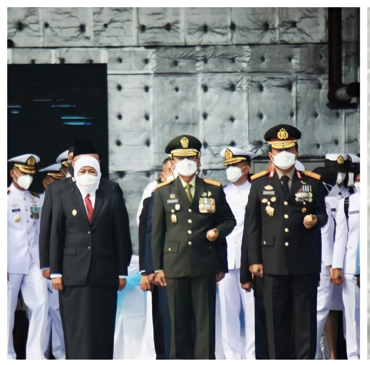 Forkopimda Jatim Ikuti Pelaksaan Upacara Memperingati Hari Dharma Samudera