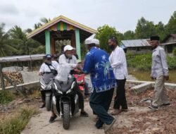 Gunakan Motor, Bupati Anwar Sadat Tinjau Wisata Mangrove