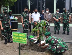 Danrem 082/CPYJ Dampingi Pangdam V/Brw Kunker di Kodim 0812/Lamongan