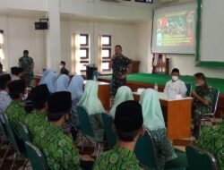 Kodim 0814/Jombang Adakan Kampanye Kreatif Penerimaan Prajurit TNI AD Khusus Santri dan Lintas Agama