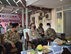 Kapolresta Sidoarjo Ikuti Zoom Meeting Vaksinasi Merdeka di Yayasan Ibad Al Rahman