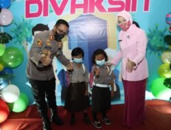 Polres Bangkalan Gelar Vaksinasi Merdeka Anak dan Targetkan 250 Dosis Dalam Sehari