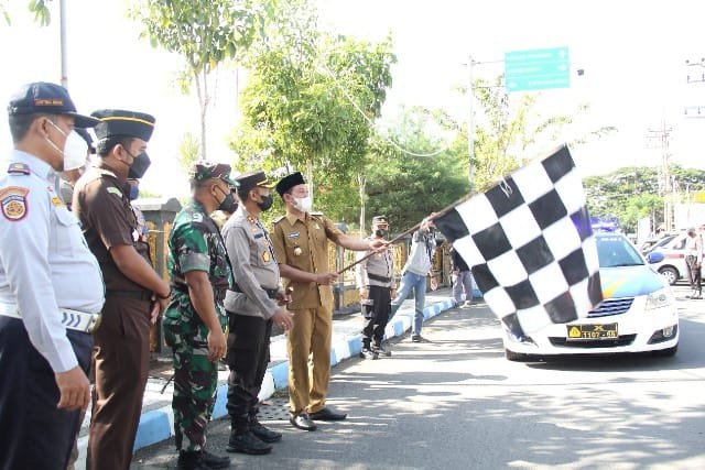 Wabup Sampang H.Abdullah Hidayat Gelar Apel Antisipasi Omicron 2022