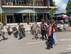 Team Pamor Keris Polres Magetan Gelar Operasi Yustisi Prokes