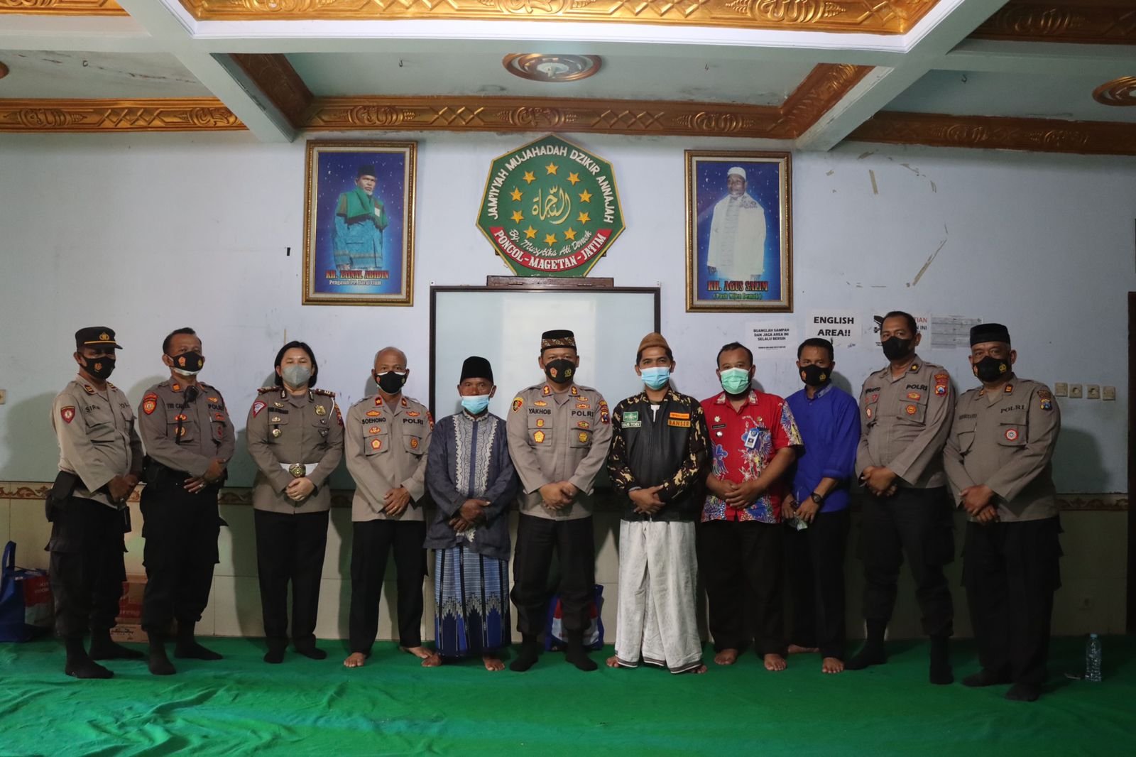 Jalin Silaturahmi Kamtibmas, Kapolres Magetan Bertemu Ketua GP Anshor