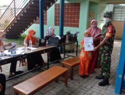 Koramil 0815/08 Dawar Kawal Layanan Vaksinasi Anak Hingga Tracing