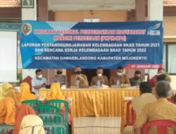 (PNPM-MPd) Dawarblandong Sampaikan LPJ BKAD 2021 dan Rencana Kerja BKAD 2022