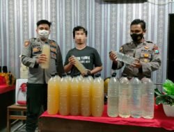 Aktif Pantau Peredaran Miras, Polresta Mojokerto Amankan 24 Botol Miras