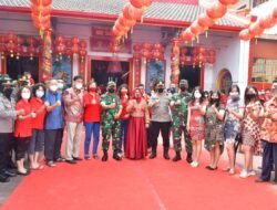 Kasrem 082/CPYJ Hadiri Perayaan Tahun Baru Imlek 2573 di Klenteng Hok Sian Kiong