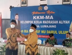 KKM MA Lumajang Gelar Pertemuan di MA Ma’arif NU Klakah, Ini Agendanya