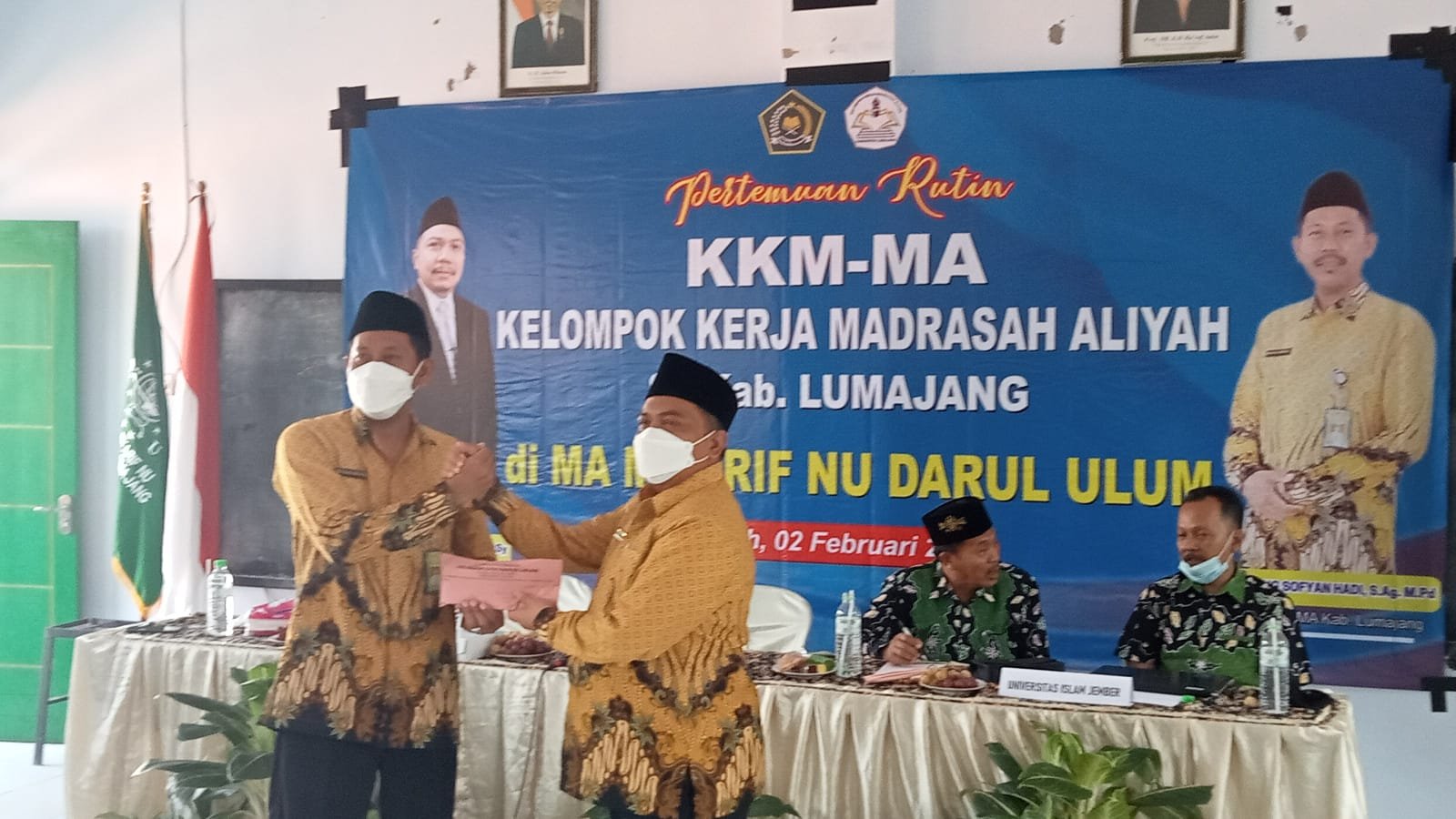 KKM MA Lumajang Gelar Pertemuan di MA Ma'arif NU Klakah, Ini Agendanya