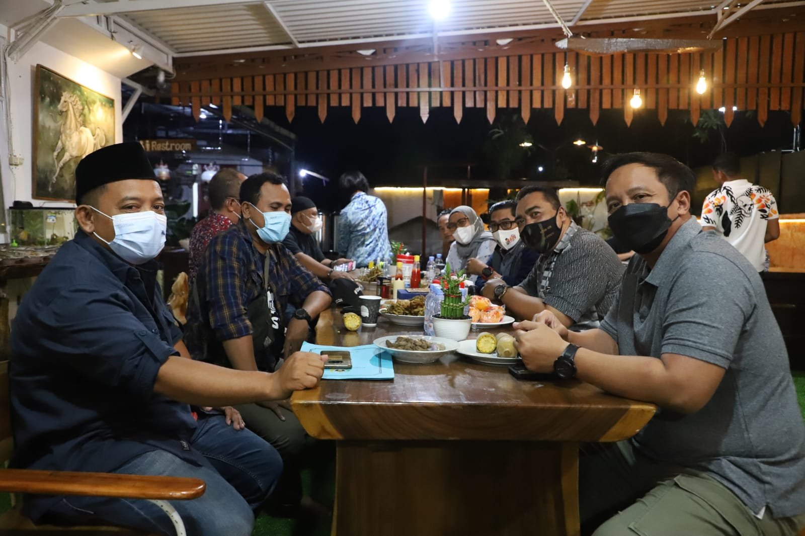 Polres Mojokerto Gelar Ngopi Bareng Media
