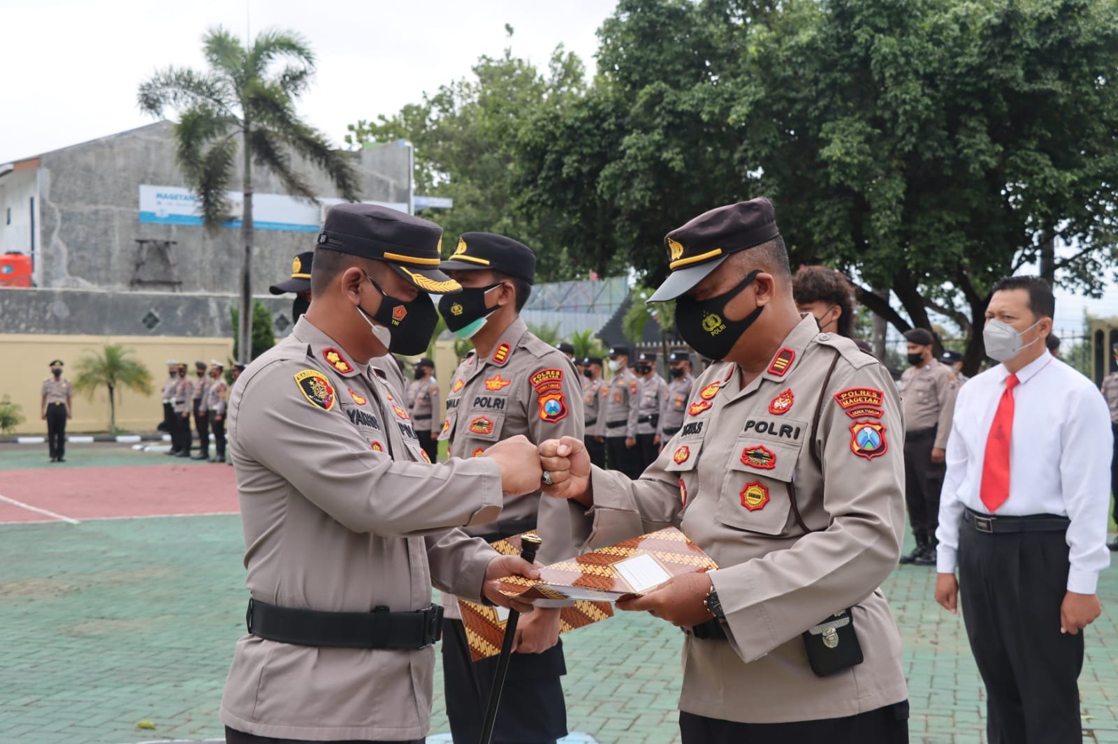 Apresiasi Kinerja Anggota, Kapolres Magetan Berikan Reward