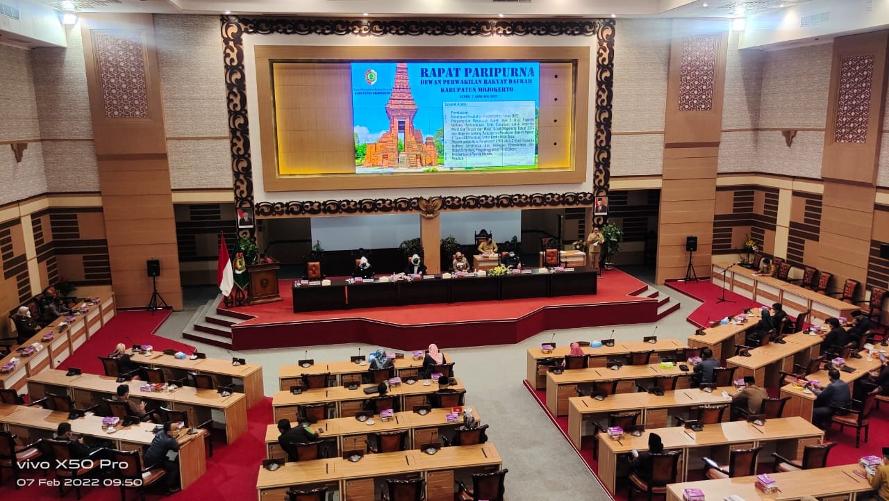 DPRD Mojokerto Bahas Raperda Pembentukan Dana Cadangan Pilkada dan Pencabutan Perda BUMD