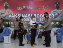 Sambut HPN 2022, Polresta Sidoarjo Gelar Vaksinasi Booster untuk Wartawan