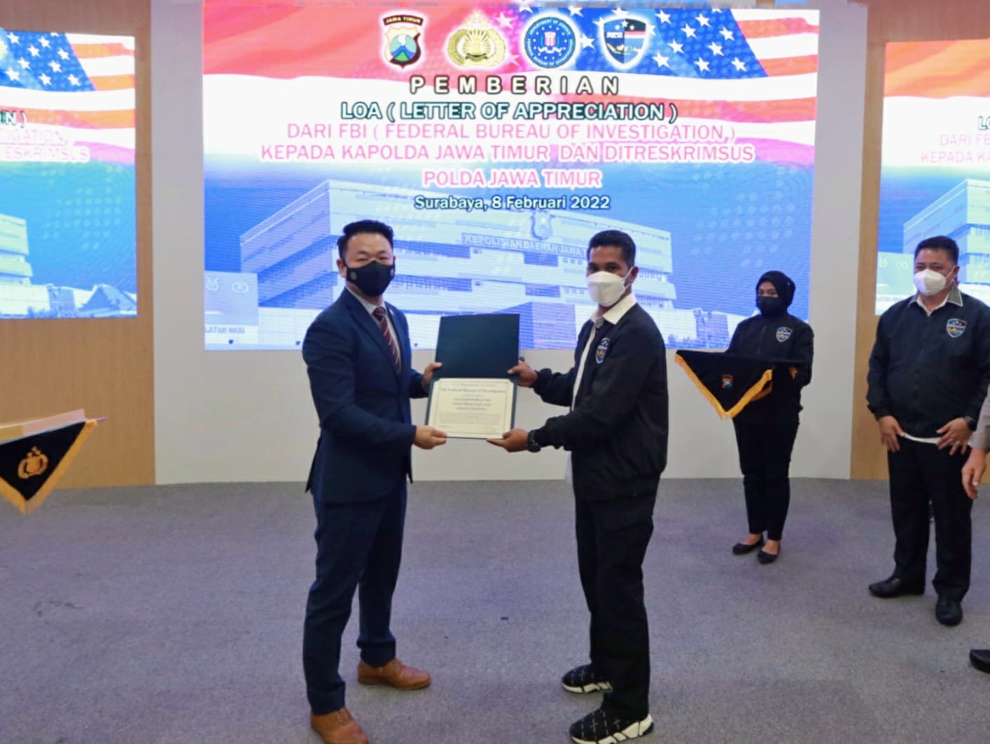 Berhasil Ungkap Scam Page, FBI Berikan Penghargaan Kepada Polda Jatim