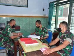 Kodim 0815/Mojokerto Verifikasi Koramil