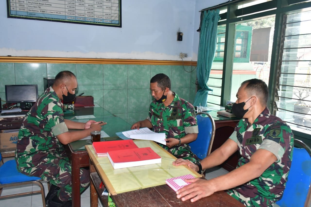 Kodim 0815/Mojokerto Verifikasi Koramil