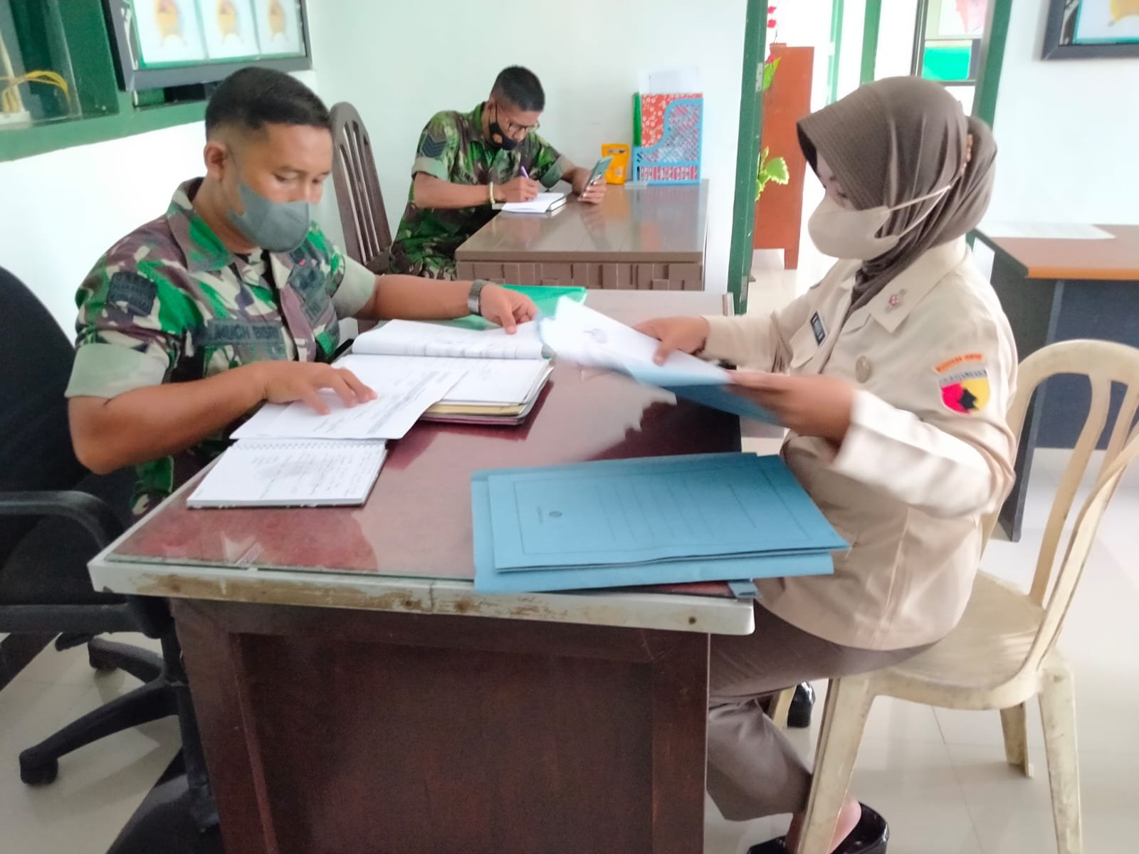 Tim Verifikasi Kodim Mojokerto Sasar Koramil Wilayah Utara Sungai Brantas