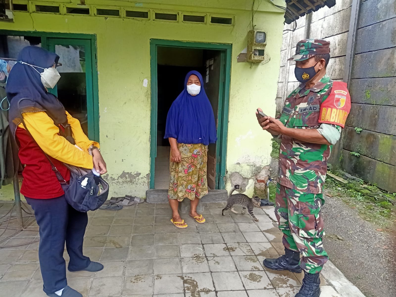 Tim Verifikasi Kodim Mojokerto Sasar Koramil Wilayah Utara Sungai Brantas