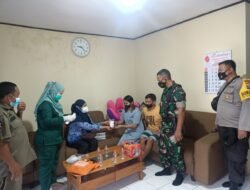 Putus Sebaran Covid-19 Koramil Trawas – Nakes PKM Tracing 29 Kontak Erat