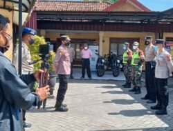 Mapolsek Tarik,Balongbendo,Krian Dan Koramil 0816/11,Puskesmas SatPol PP Giat Ops Yustisi Pamor Keris