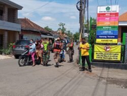 Mapolsek Tarik,Balongbendo,Krian Dan Koramil 0816/11,Puskesmas SatPol PP Giat Ops Yustisi Pamor Keris