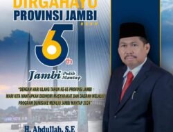 Dalam Rangka HUT Provinsi Jambi Ke-65, Ini Kata Ketua DPRD Tanjabbar