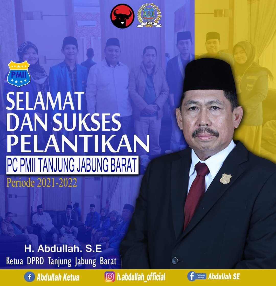 Ketua DPRD Tanjabbar Ucapkan Selamat Atas Dilantiknya Pengurus PC-PMII