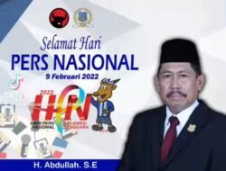 Ketua DPRD Tanjabbar Ucapkan Selamat dan Sukses HPN Tahun 2022