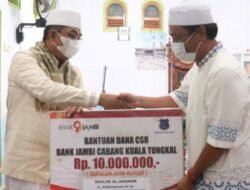 Bupati Anwar Sadat Hadiri Peringatan Isra Mi’raj di Masjid Al Anshor Tungkal Ilir