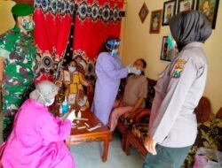 Cegah Lonjakan Covid-19 Koramil Sooko Bareng Tiga Pilar – PKM Lakukan Penguatan 3T