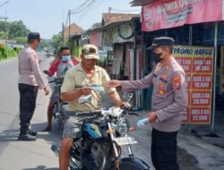 Polsek Tarik , Balongbendo, Krian dan Koramil 0816/ 11 , Puskesmas dan Satpol PP Giat Ops Yustisi Pamor Keris untuk yang ke 6 kalinya