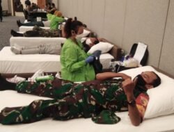 Peringati HGN Ke-62, Prajurit Kodim 0815/Mojokerto Sumbangkan Darah