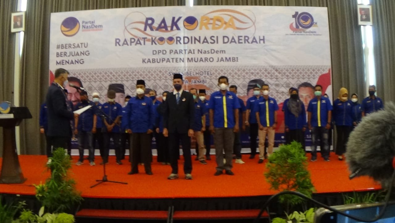 Syarief Pasha: Pileg 2024 Partai Nasdem Kab. Muarojambi Target 4 Kursi