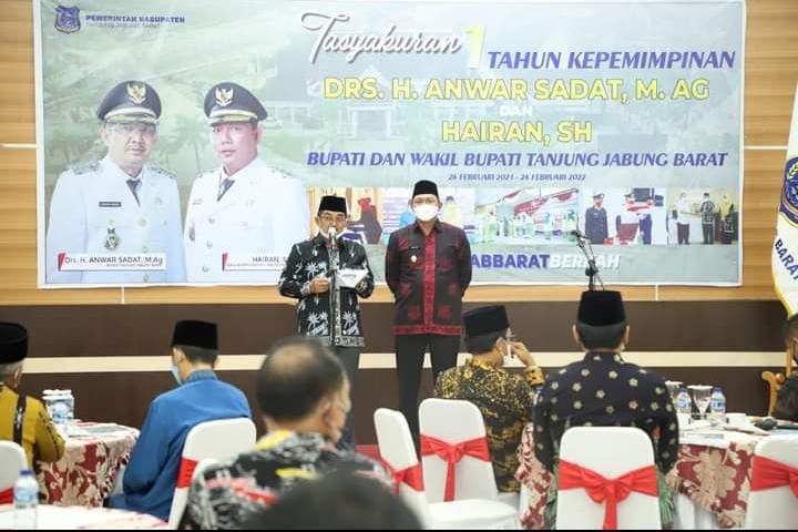 Satu Tahun Kepemimpinan Bupati Anwar Sadat Dan Wabup Hairan Gelar Tasyakuran