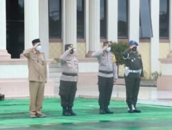 Sekda Agus Sanusi  Hadiri Apel Gelar Pasukan Operasi Keselamatan 2022