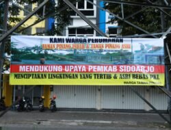 Jadi Kawasan Bebas Sampah, Warga Dukung Pemkab Sidoarjo Sterilkan Jalan Taman Pinang Indah-Gading Fajar Dari PKL