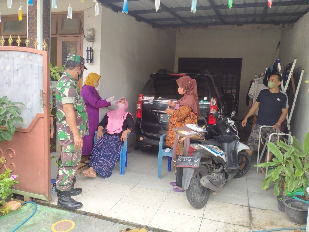 Bendung Sebaran Covid-19 Koramil 0815/04 Puri Tracing 60 Warga