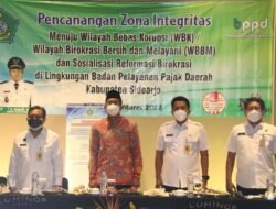 Berkomitmen Bebas KKN, Badan Pajak Sidoarjo Canangkan Zona Integritas Menuju WBK/WBBM
