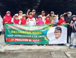 Pegiat Senam Waru Deklarasikan Gus Muhaimin Presiden 2024