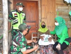 Jumat Berkah Kodim 0815/Mojokerto Ringankan Warga Terdampak Pandemi