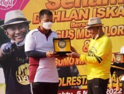 Polresta Sidoarjo Antusias Ikuti Senam DI Style