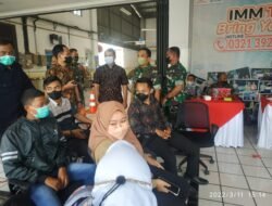 Dongkrak Cakupan Kodim 0815/Mojokerto Gelar Serbuan Vaksin Booster