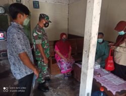 Kompak Babinsa Koramil Dawar – Tiga Pilar – Nakes Lakukan Tracing 24 Kontak Erat