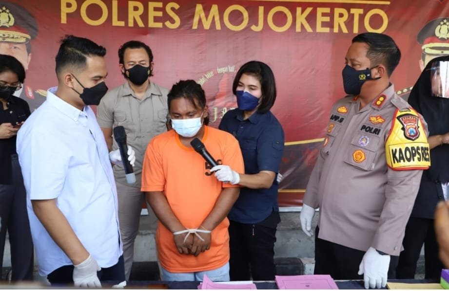Polres Mojokerto Tangkap Pelaku Pengeroyok Siswa SMP Hingga Tewas