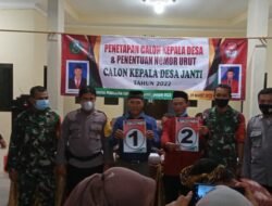 Penetapan Calon Kepala Desa Dan Penentuan Nomor Urut Calon Kepala Desa Janti Tahun 2022