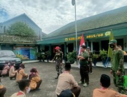 Koramil 0815/08 Dawar Gelar Tradisi Warga Baru Saka Wira Kartika