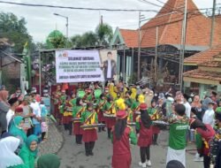 Harlah GP Ansor Dan Fatayat NU Ranting Desa Gelang Kecamatan Tulangan Adakan Giat Jalan Sehat "SARUNGAN"