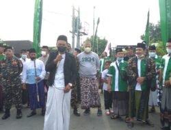 Harlah GP Ansor Dan Fatayat NU Ranting Desa Gelang Kecamatan Tulangan Adakan Giat Jalan Sehat "SARUNGAN"